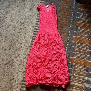Alquema Smash Pocket Dress in Coral